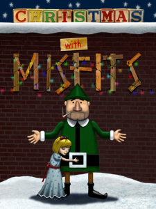 Plan-B Theatre's 'Christmas with Misfits,' written by Julie Jensen and directed by Cheryl Ann Cluff. Artwork by Grant Fuhst.